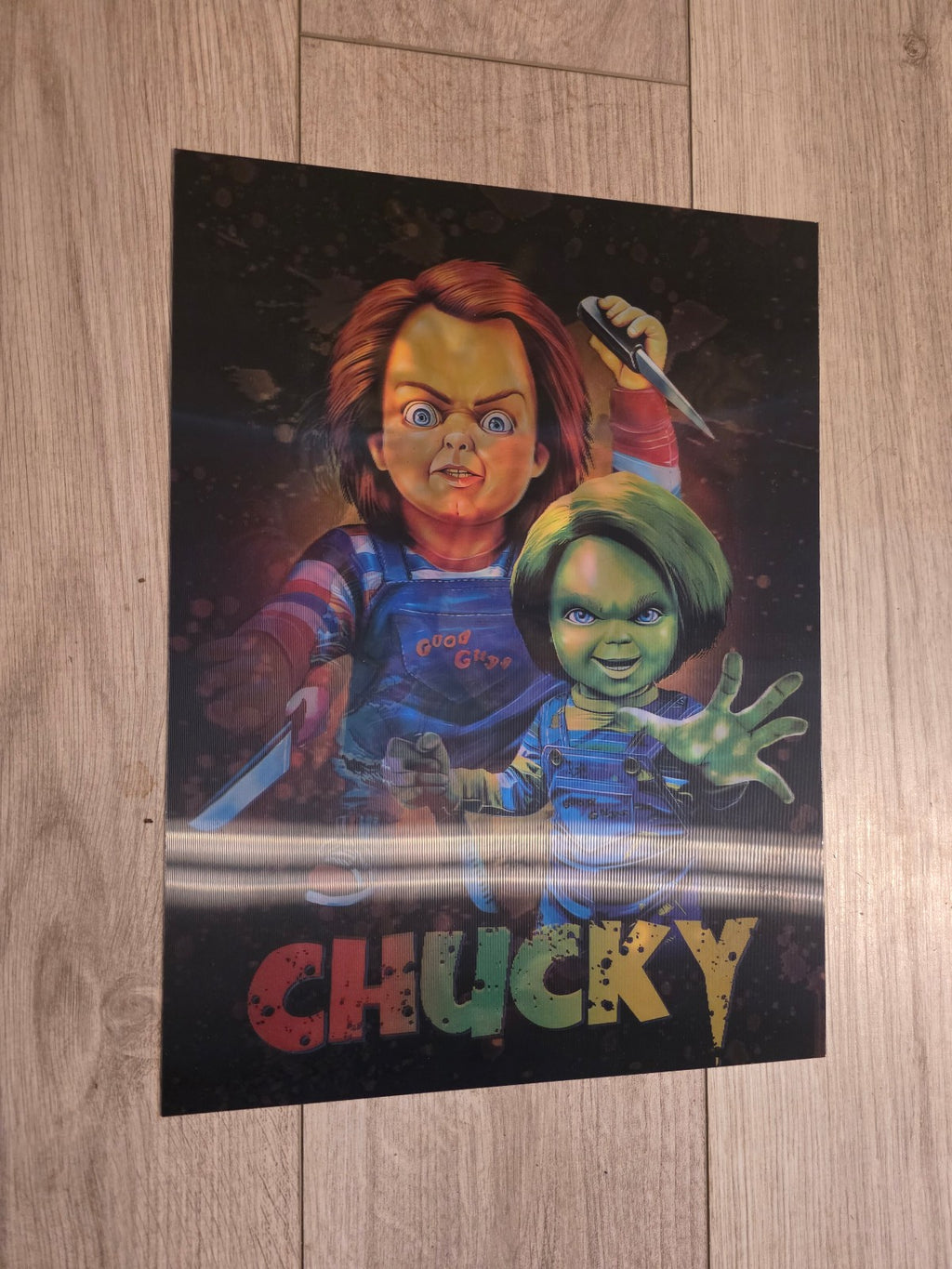 Chucky 3D Holographic Lenticular Poster — 12×16