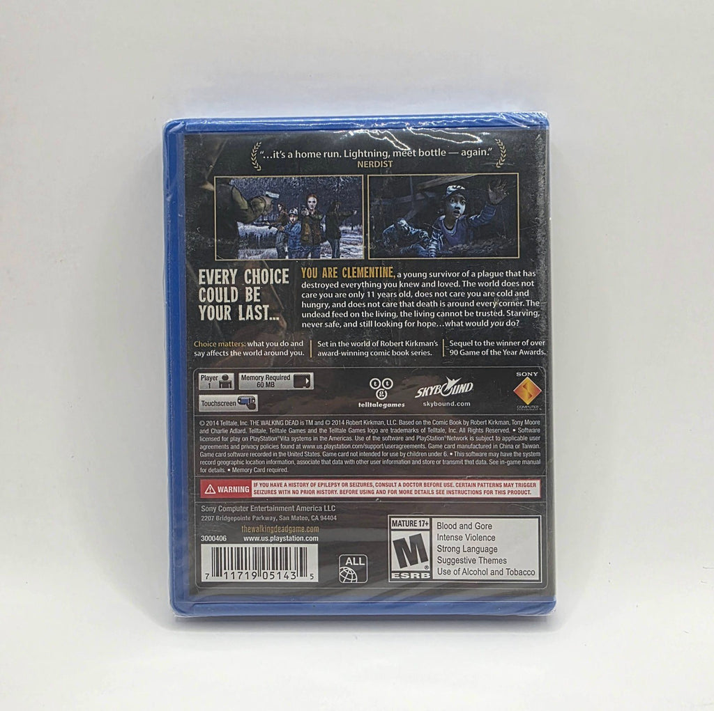 The Walking Dead: Season Two — Factory Sealed (PS Vita)