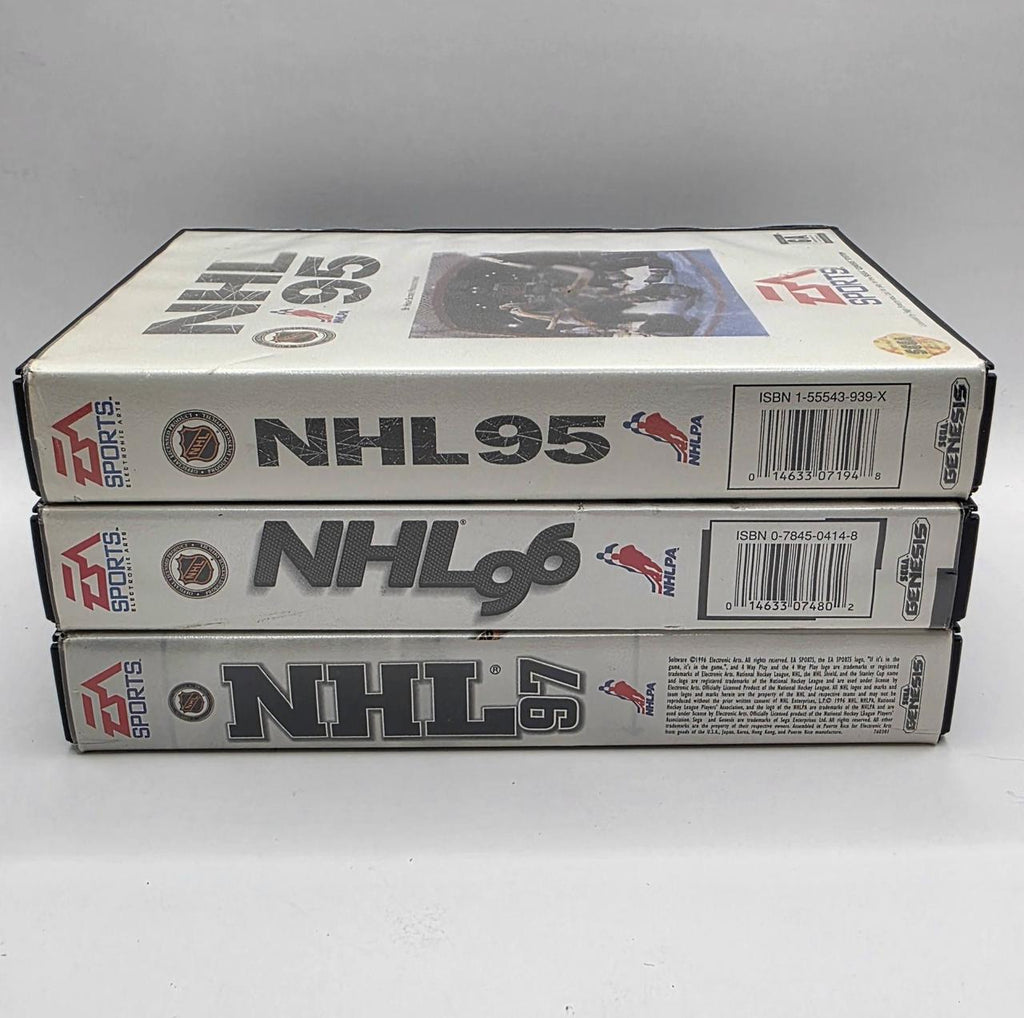 NHL 95, NHL 96 & NHL 97 — Hockey Bundle (Sega Genesis)