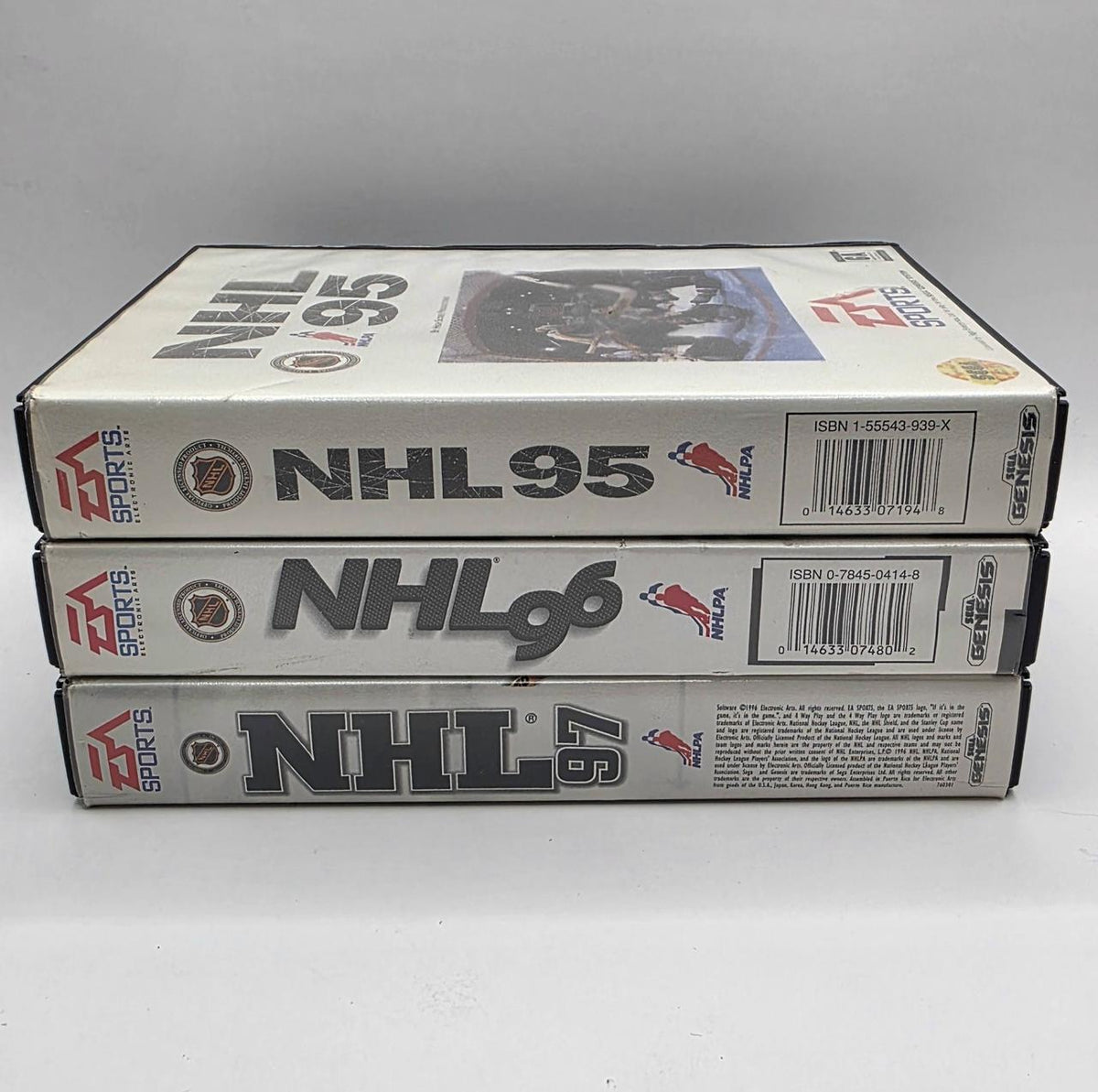 NHL 95, NHL 96 & NHL 97 — Hockey Bundle (Sega Genesis)