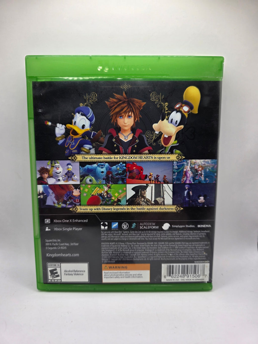 Kingdom Hearts III — Complete in Box (Xbox One)