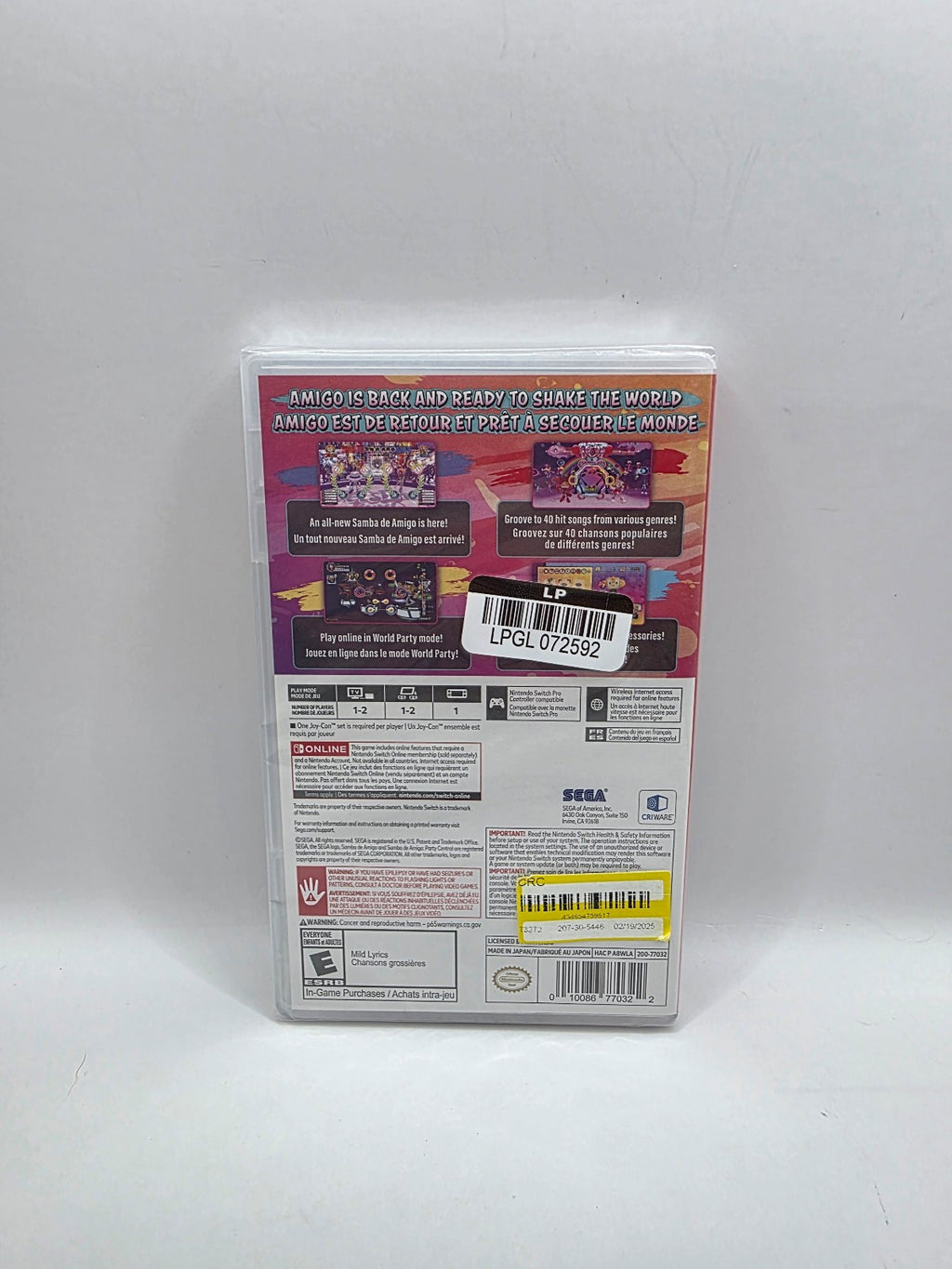 Samba de Amigo: Party Central for Nintendo Switch