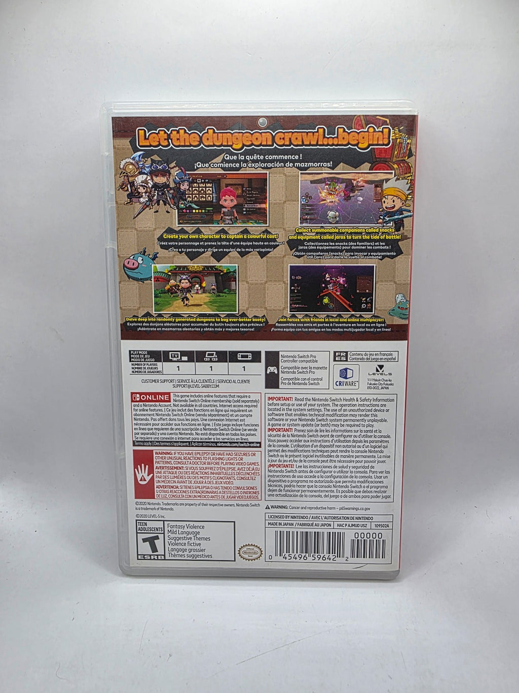 Snack World: The Dungeon Crawl Gold for Nintendo Switch
