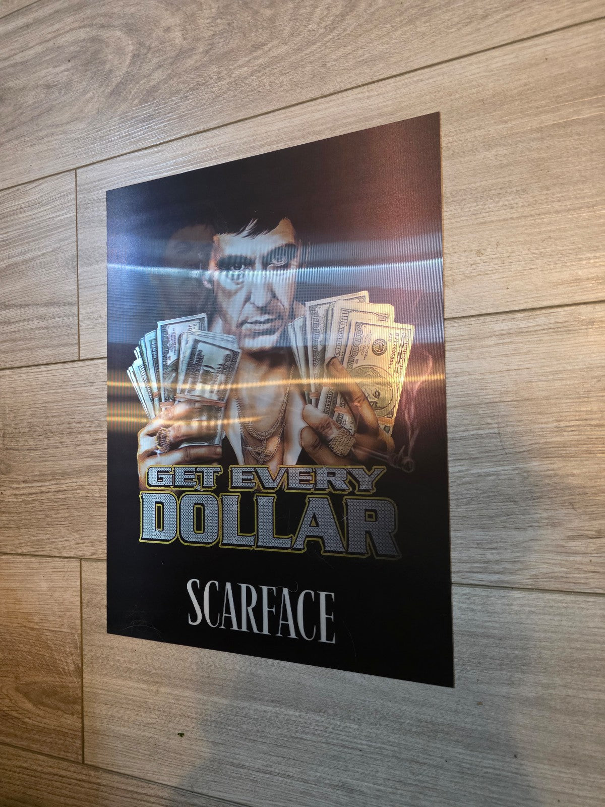 Scarface Tony Montana 3D Holographic Lenticular Poster 12×16 — New
