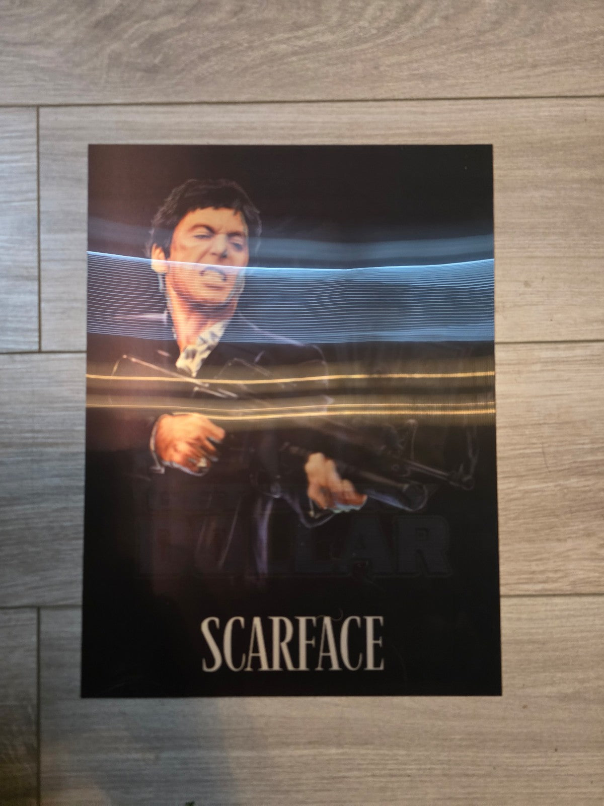 Scarface Tony Montana 3D Holographic Lenticular Poster 12×16 — New