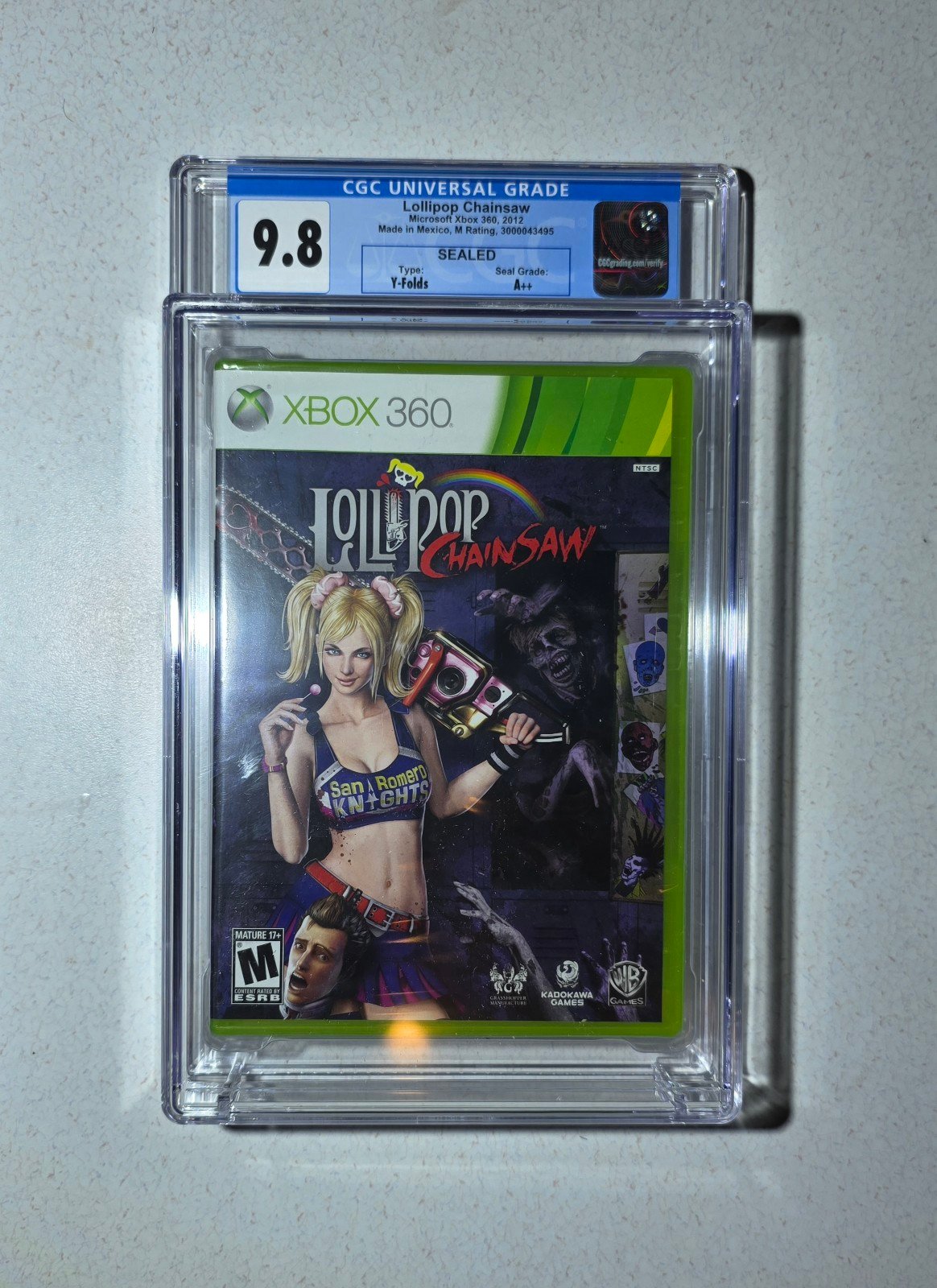 Lollipop Chainsaw — Graded 9.8 A++, Sealed (Xbox 360)