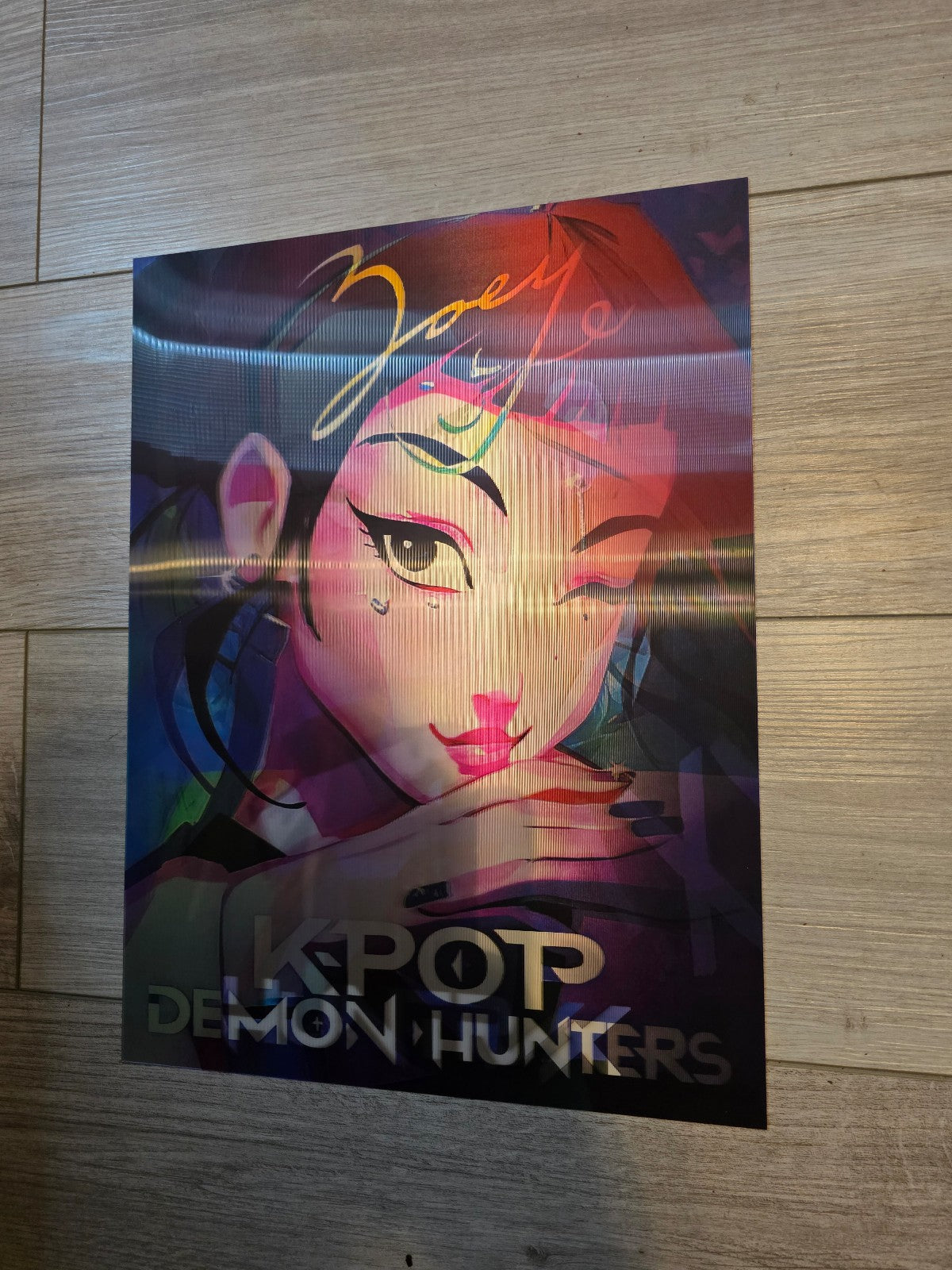 K-Pop Demon Hunters 3D Holographic Lenticular Poster 12×16 — New