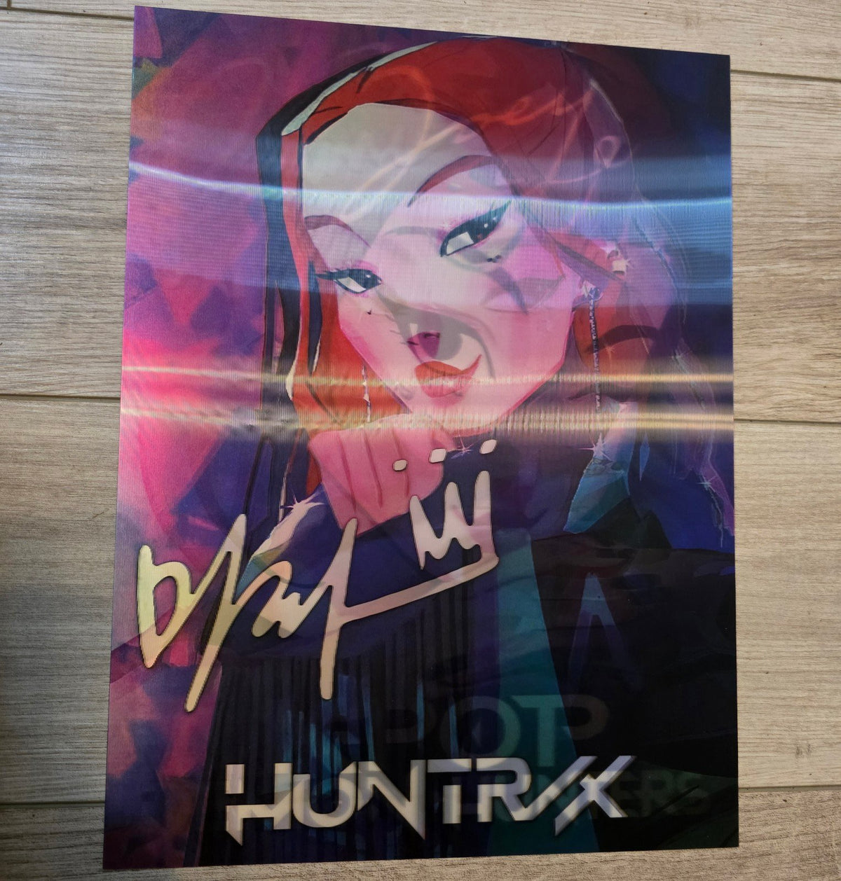 K-Pop Demon Hunters 3D Holographic Lenticular Poster 12×16 — New