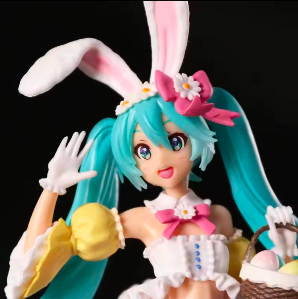 Hatsune Miku Easter Bunny Outfit Figure — Pastel Spring (New, No Box)