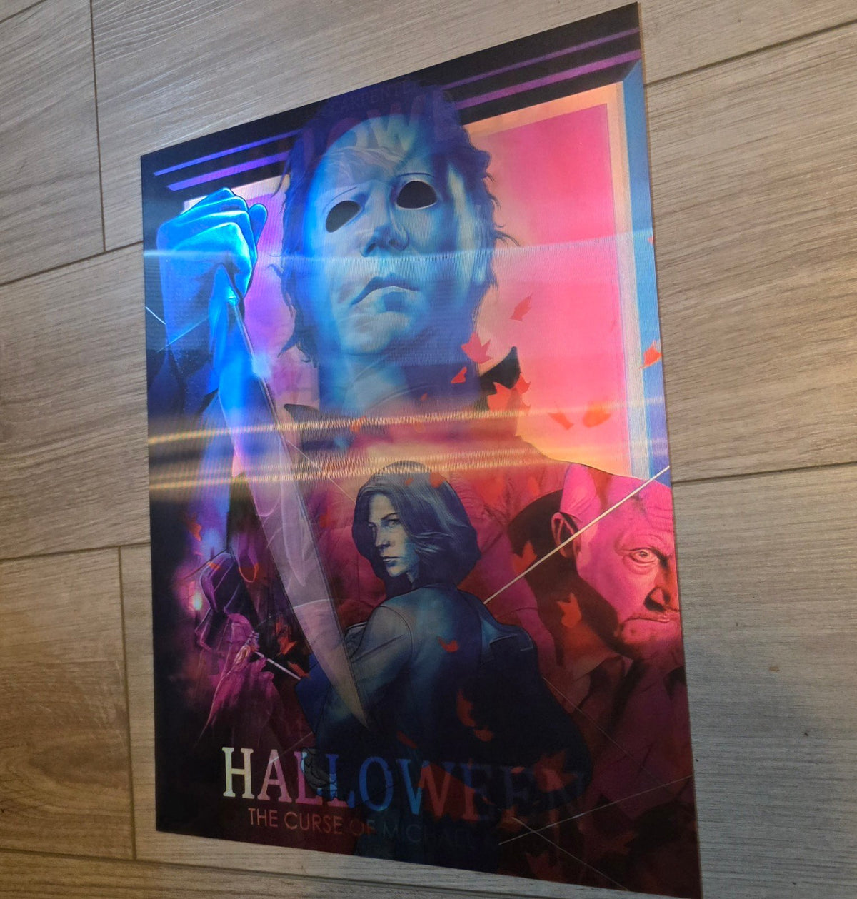 Halloween Michael Myers 3D Holographic Lenticular Poster 12×16 — New