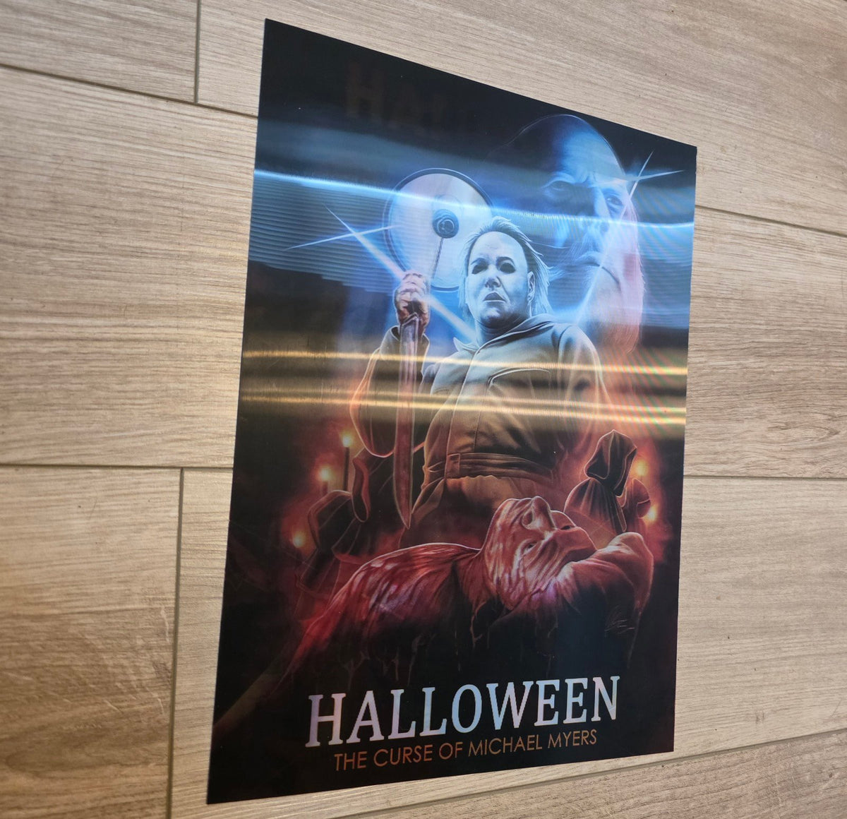 Halloween Michael Myers 3D Holographic Lenticular Poster 12×16 — New