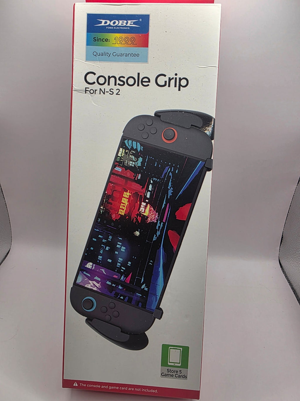 Nintendo Switch 2 Ergonomic Grip Case With 5 Game Storage Slots — NIB