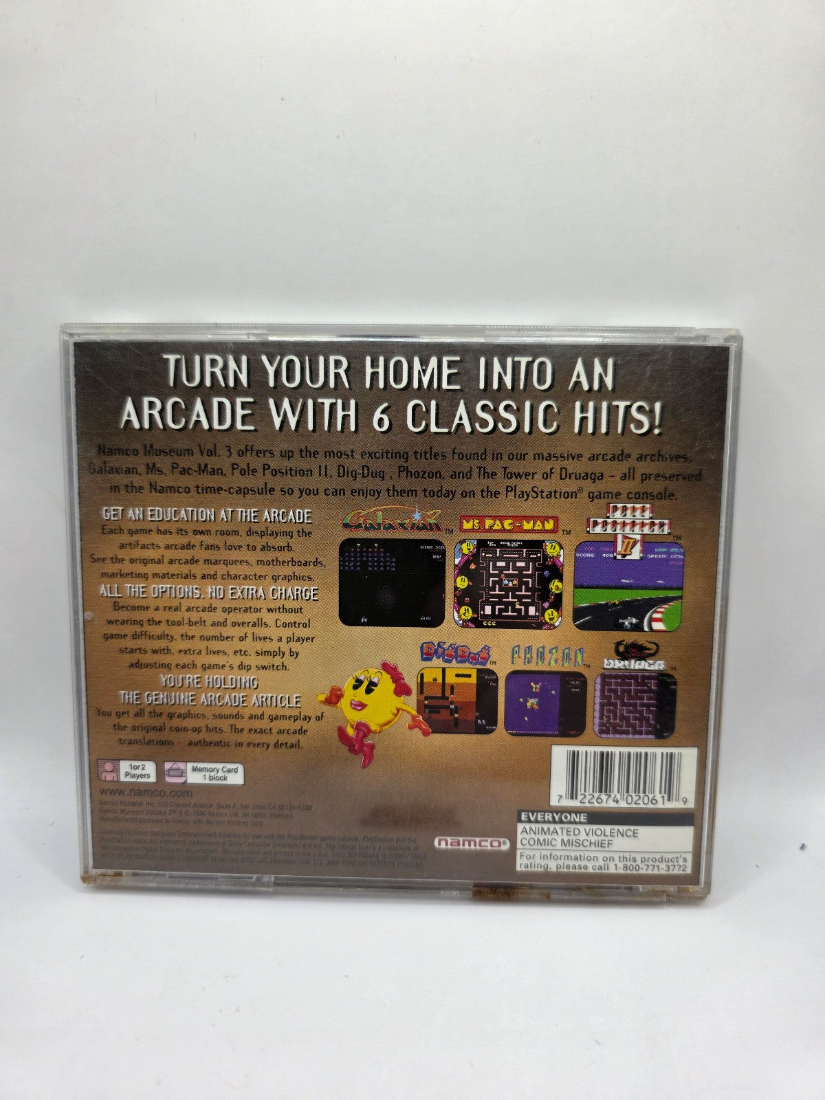 Namco Museum Vol. 3 for PlayStation