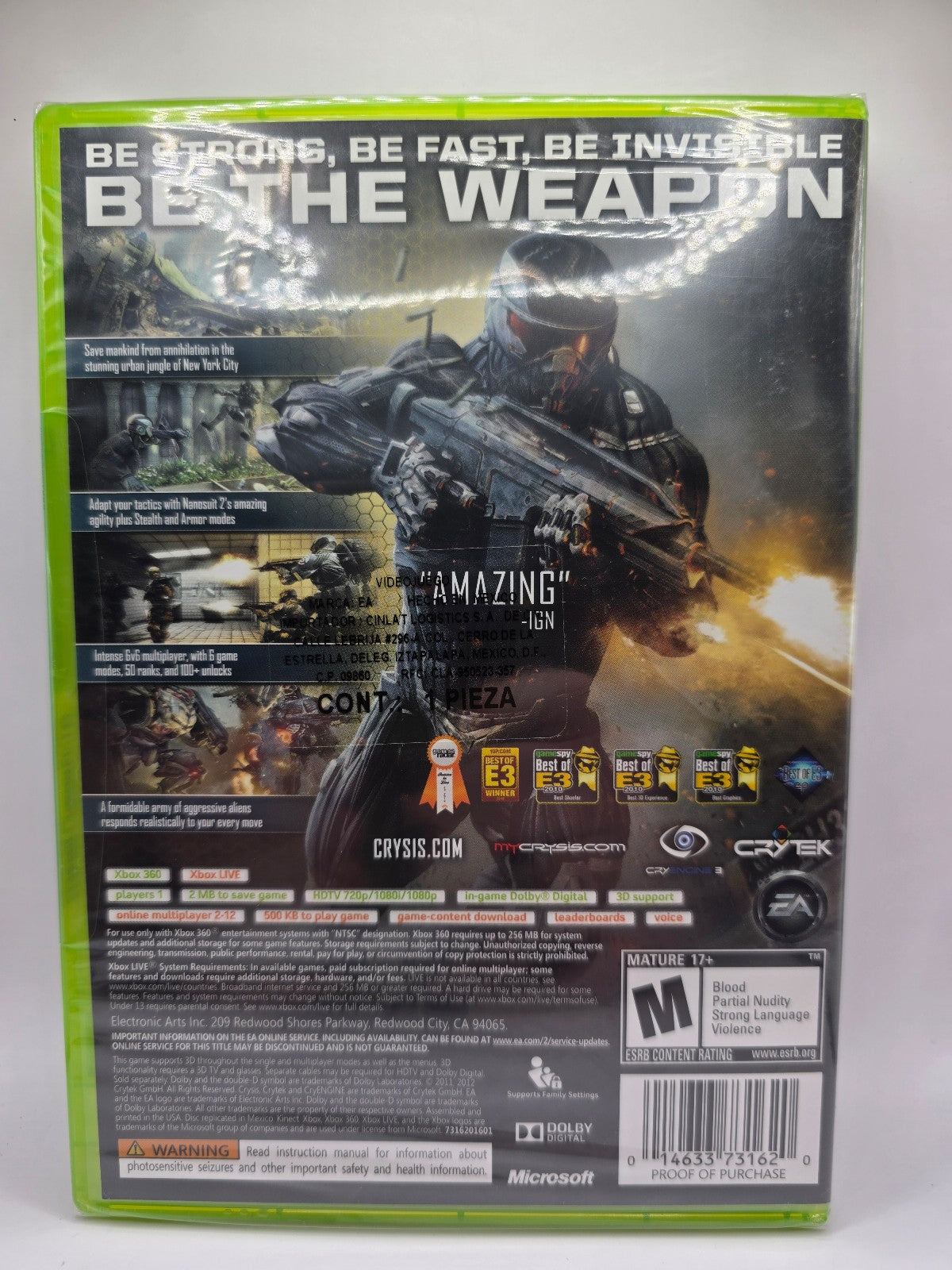 Crysis 2 for Xbox 360
