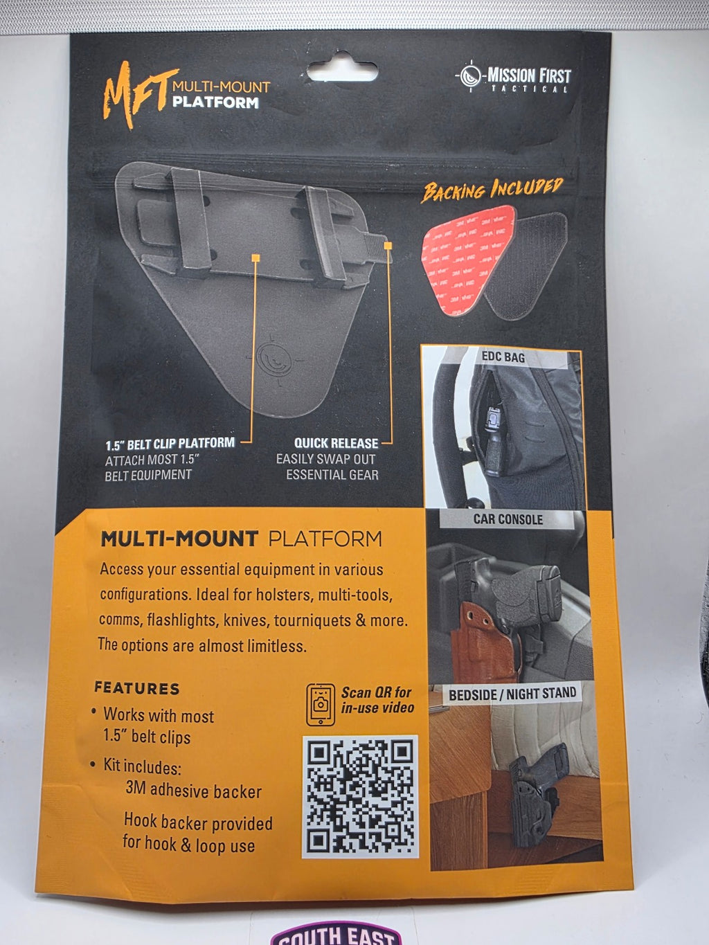 Mission First Tactical Multi-Mount Platform — Belt Clip Mount (New)