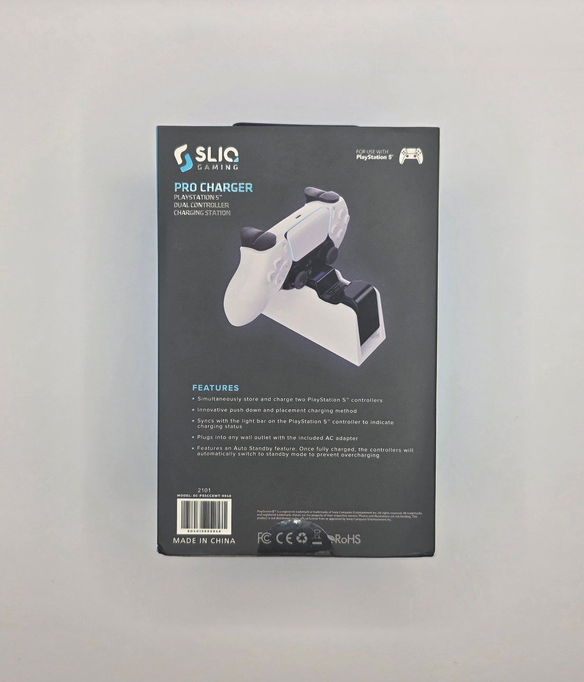 PS5 DualSense Dual Controller Charging Station — Factory Sealed