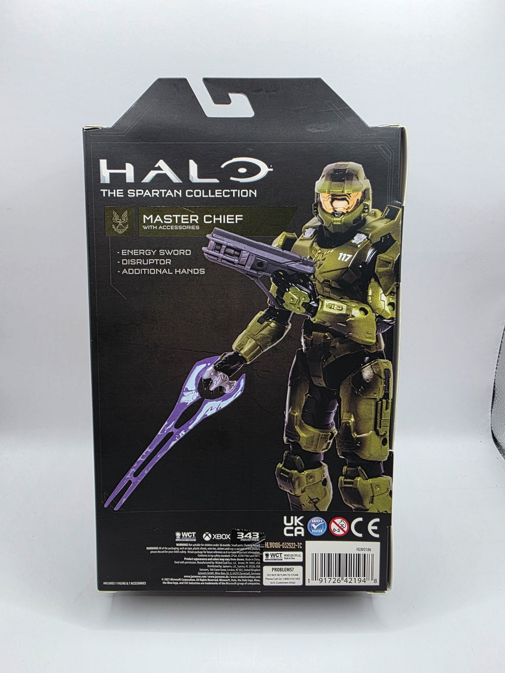 Halo Master Chief Spartan Collection Figure — Energy Sword Set (Sealed)