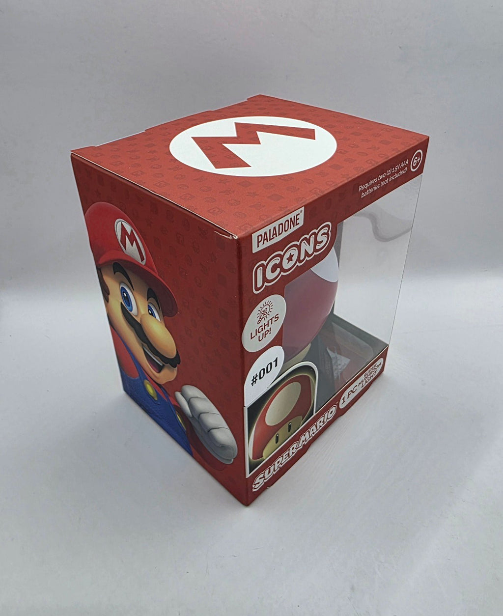 Paladone Super Mario Super Mushroom Light #001 — Tabletop Lamp (Sealed)