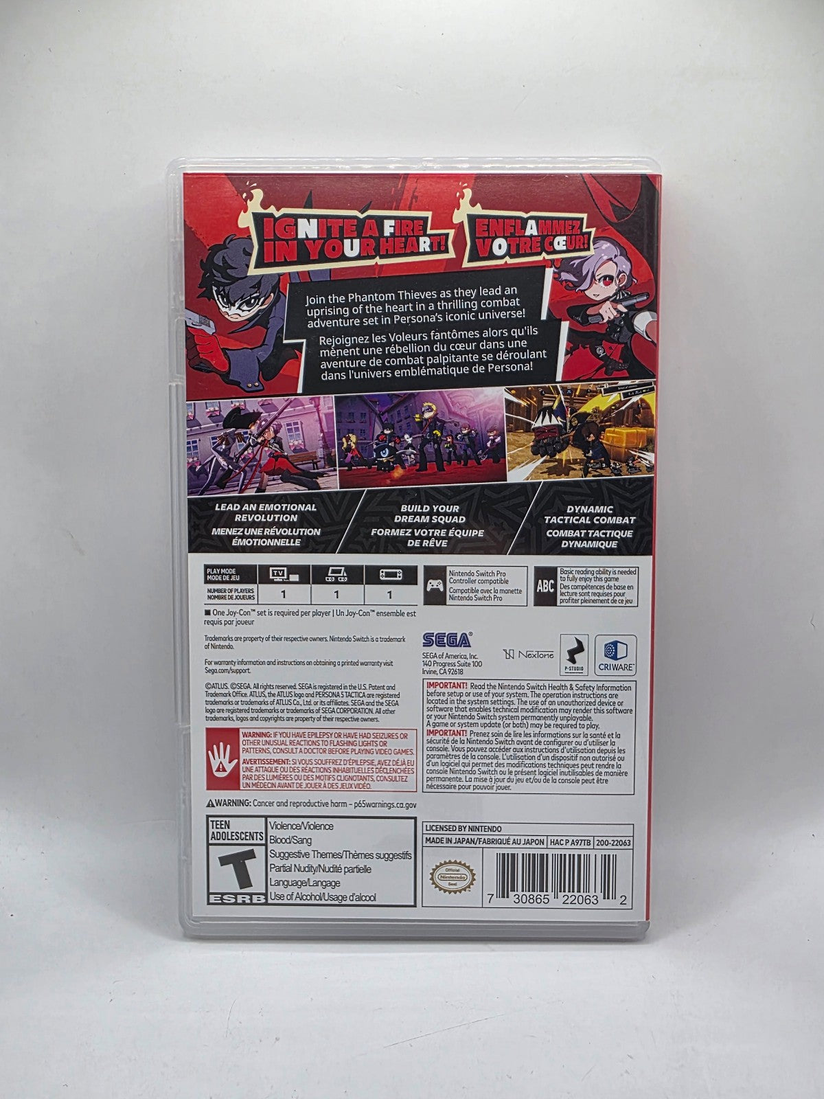 Persona 5 Tactica — Complete in Box (Nintendo Switch)