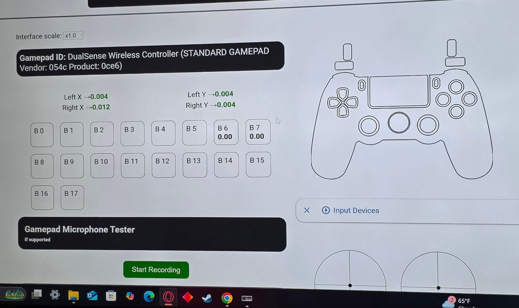 Sony DualSense PS5 Controller — White OEM (Works Like New, No Drift)