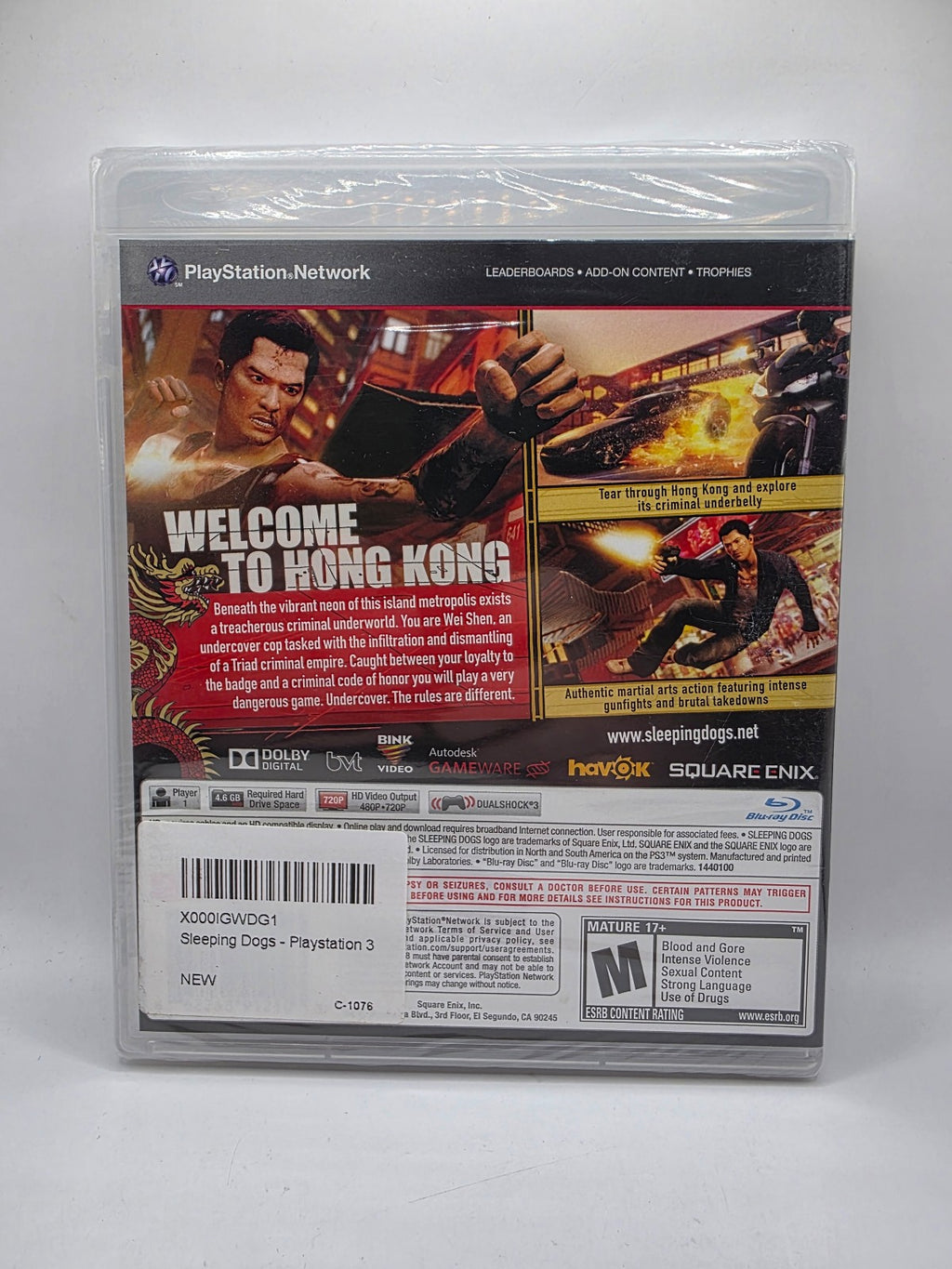 Sleeping Dogs for PlayStation 3