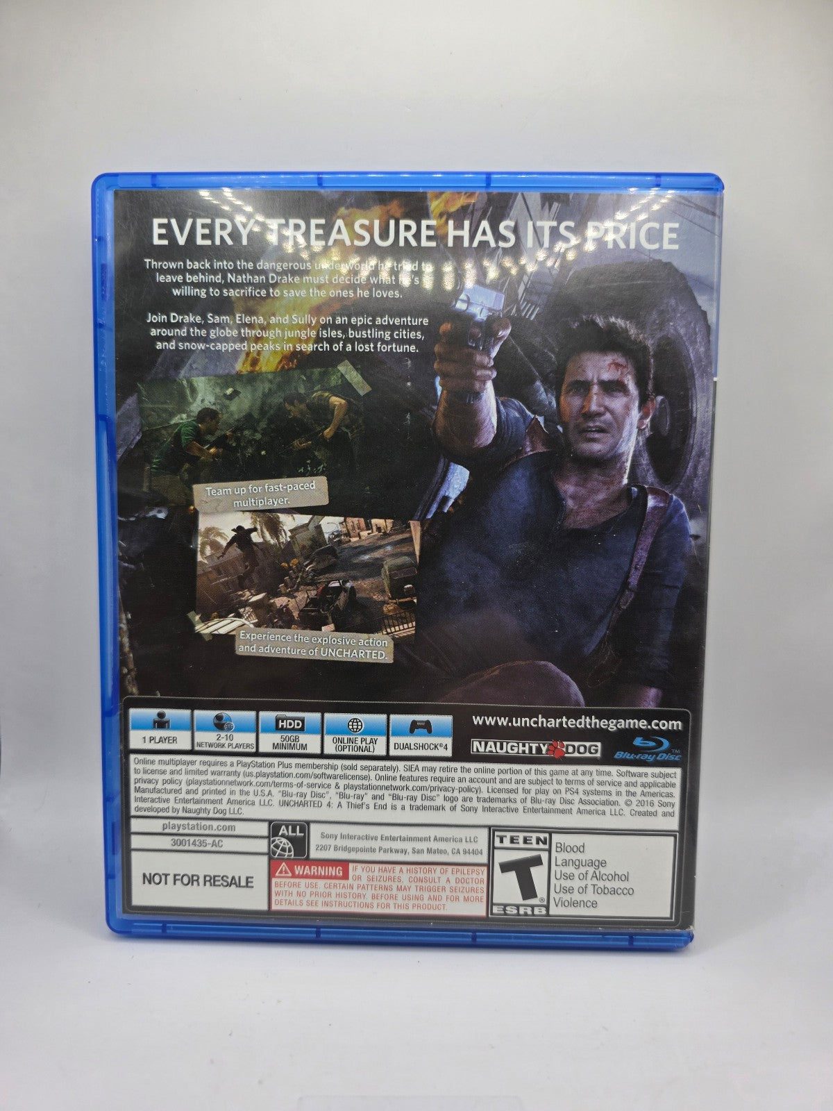 Uncharted 4: A Thief's End for PlayStation 4