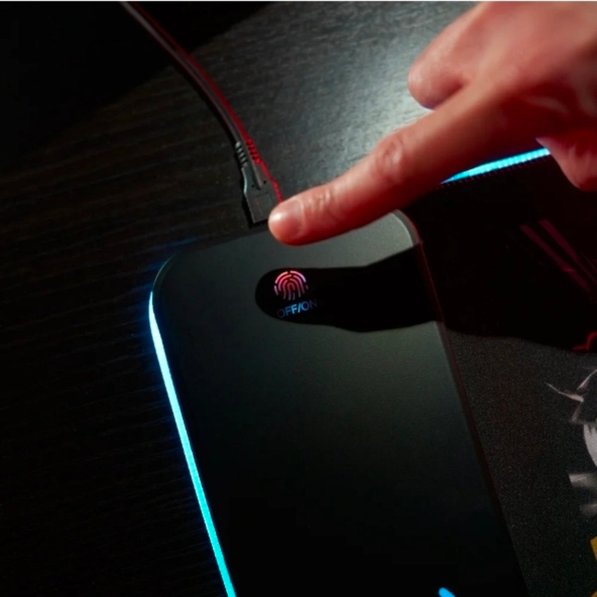 Mortal Kombat 1 Wireless Fast Charger + Oversized RGB Gaming Mat — Numskull