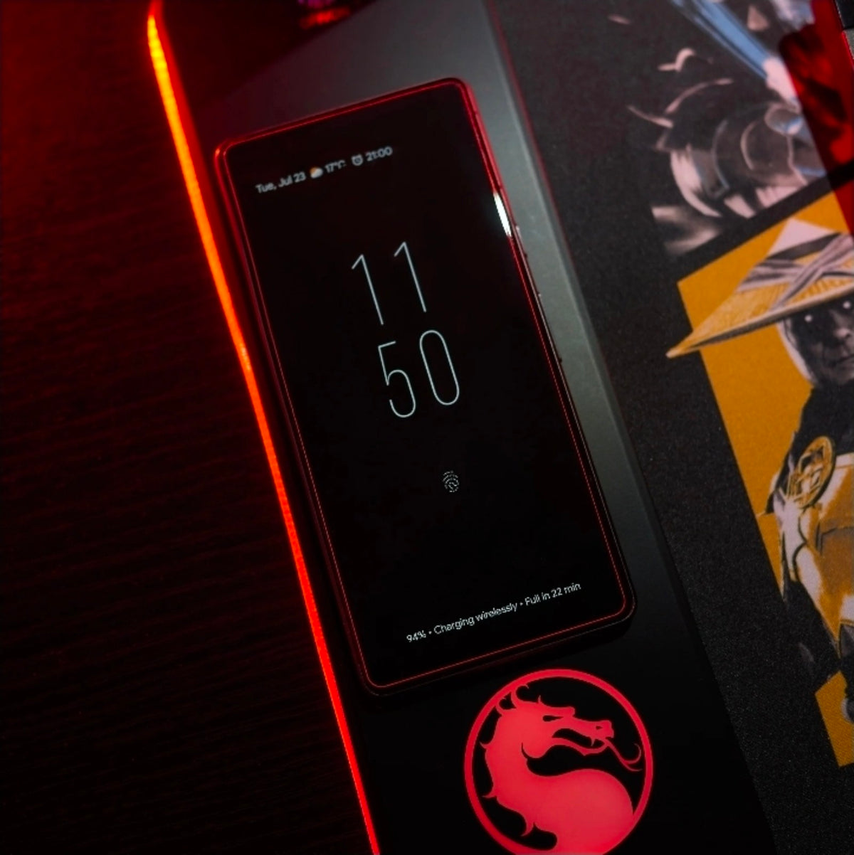 Mortal Kombat 1 Wireless Fast Charger + Oversized RGB Gaming Mat — Numskull