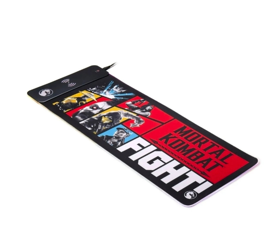 Mortal Kombat 1 Wireless Fast Charger + Oversized RGB Gaming Mat — Numskull