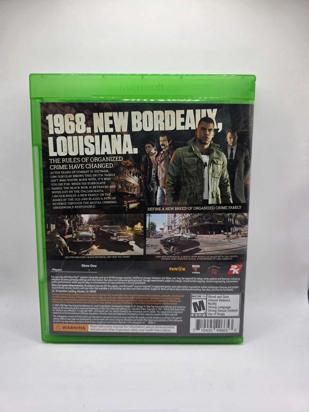 Mafia III — Complete in Box (Xbox One)
