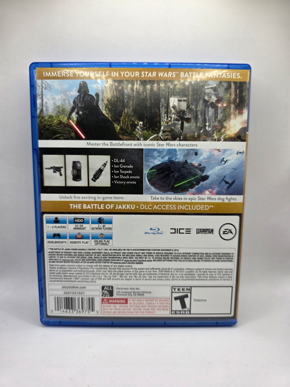 Star Wars Battlefront — Deluxe Edition, Complete in Box (PlayStation 4)