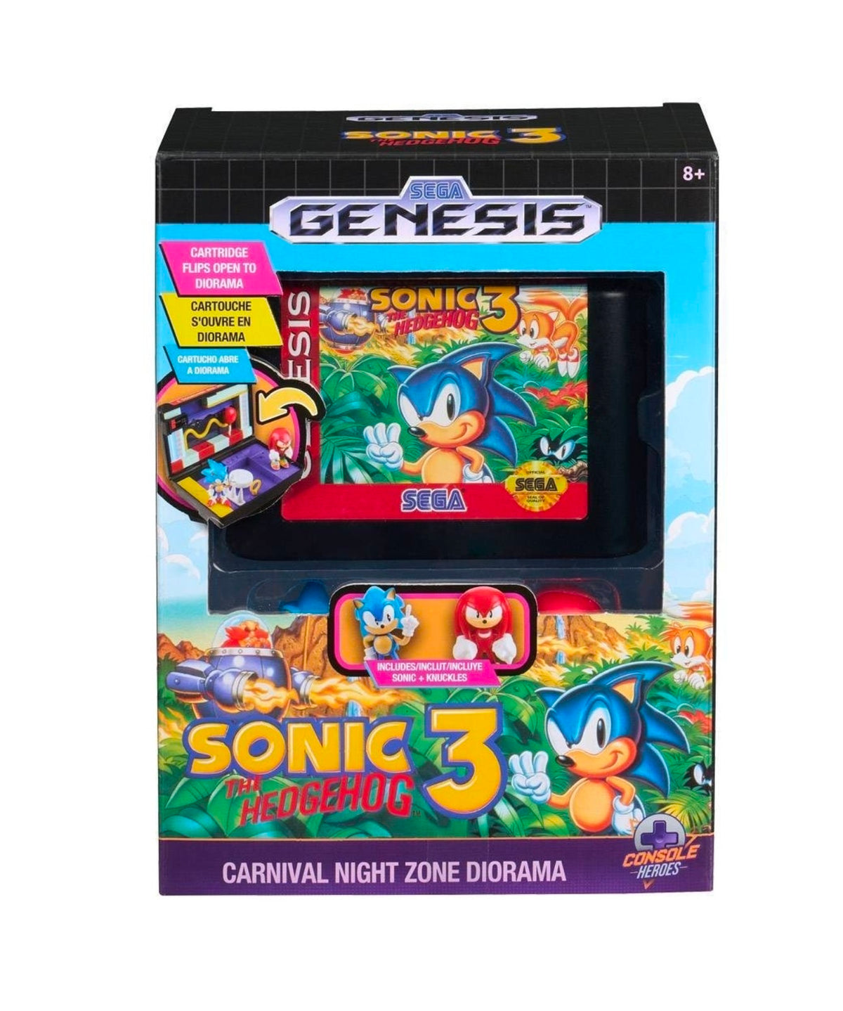 Sega Genesis Sonic the Hedgehog Cartridge Diorama — New Sealed