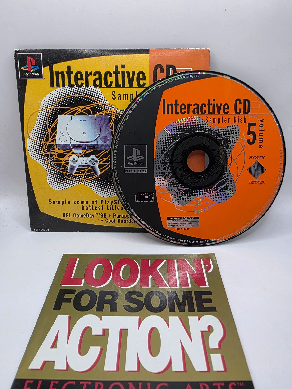 PlayStation Interactive CD Sampler Disc Vol. 5 — CIB (PS1)