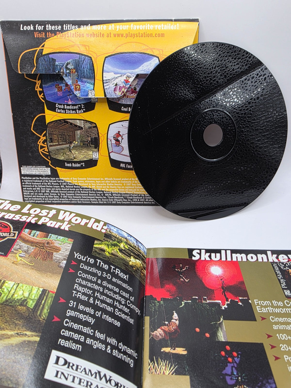 PlayStation Interactive CD Sampler Disc Vol. 5 — CIB (PS1)