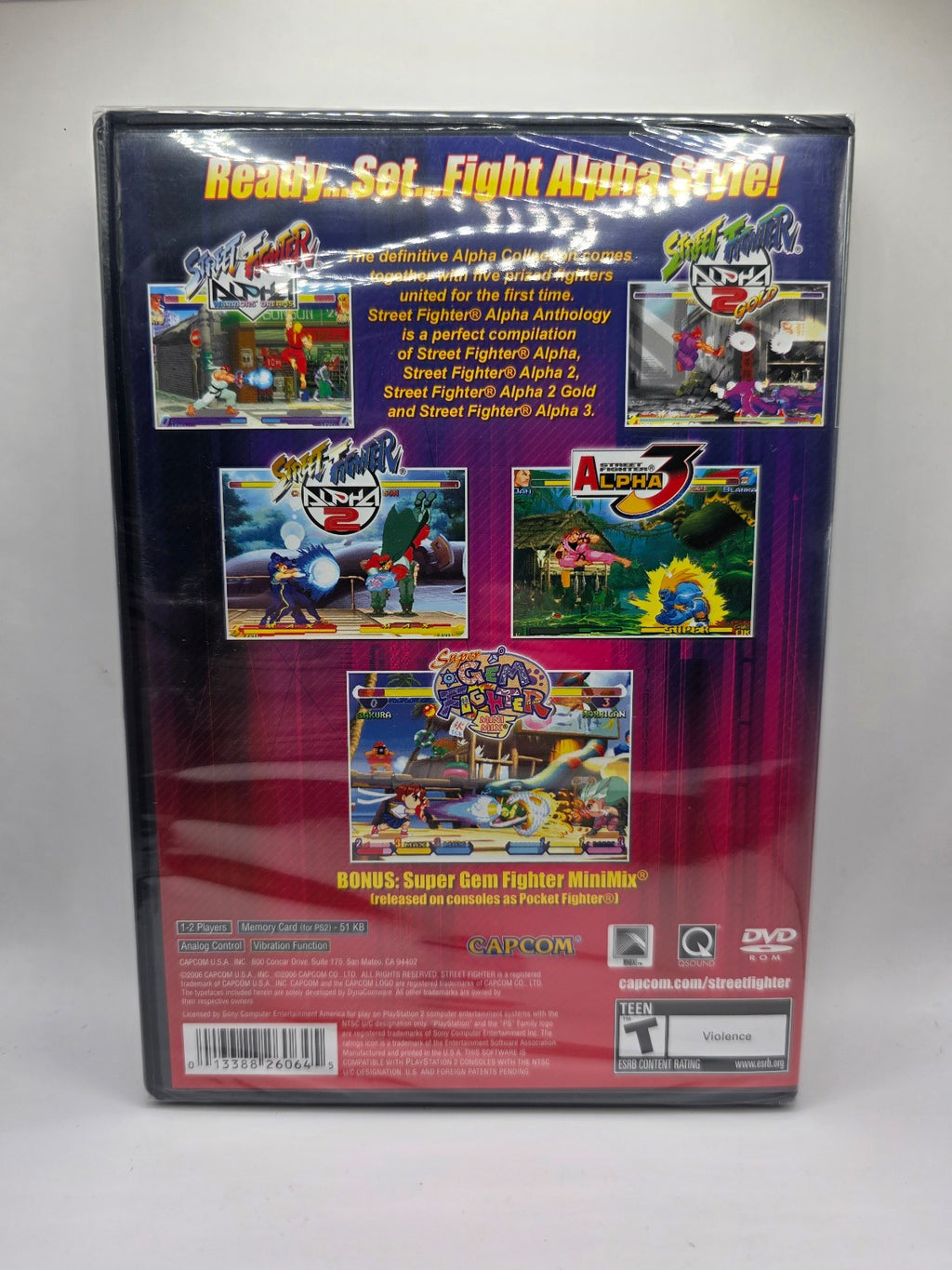 Street Fighter Alpha Anthology for PlayStation 2