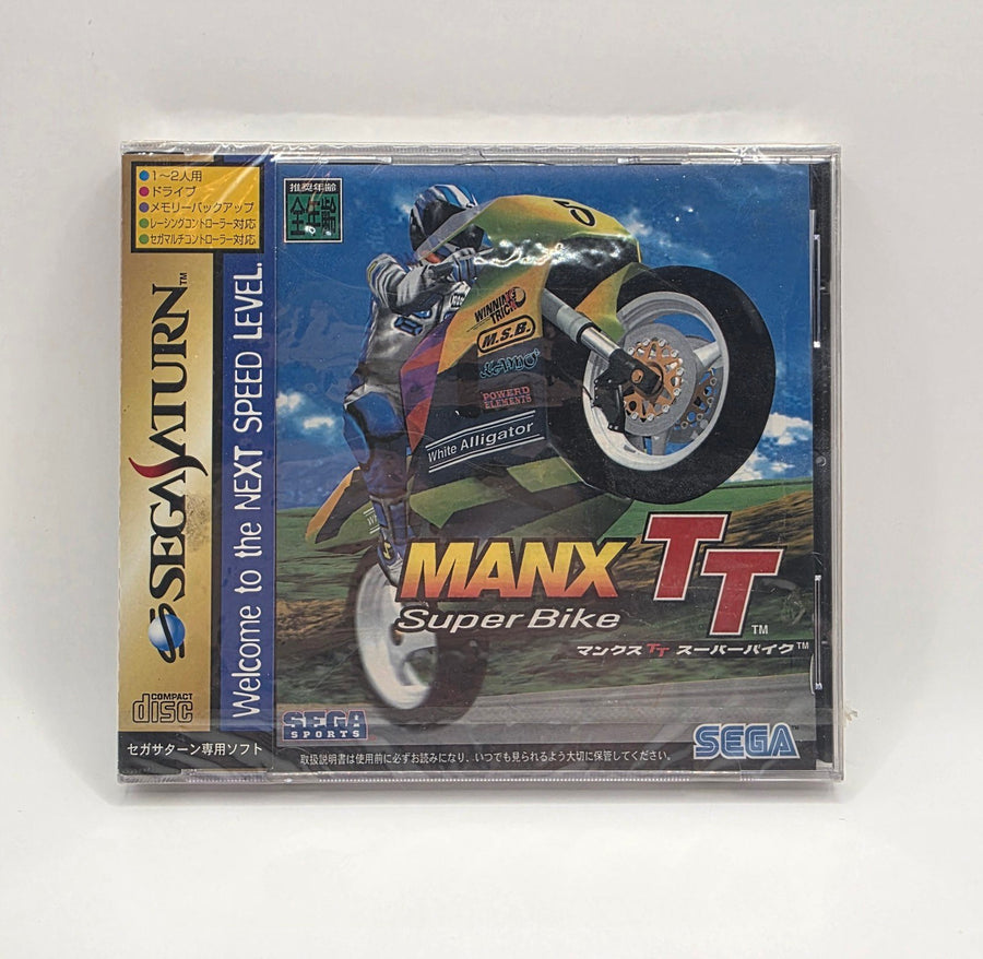 MANX TT Super Bike for Sega Saturn — Factory Sealed (NTSC-J)