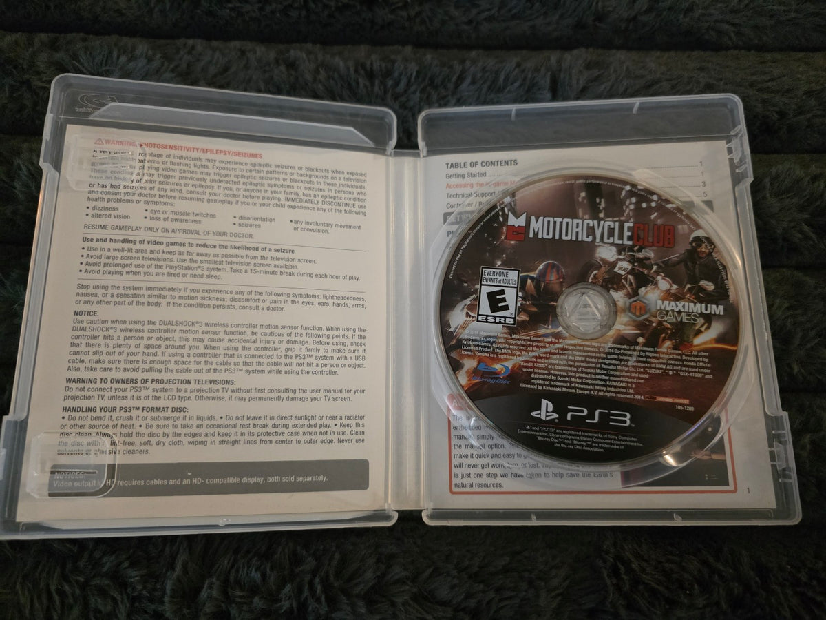 Motorcycle Club PS3
