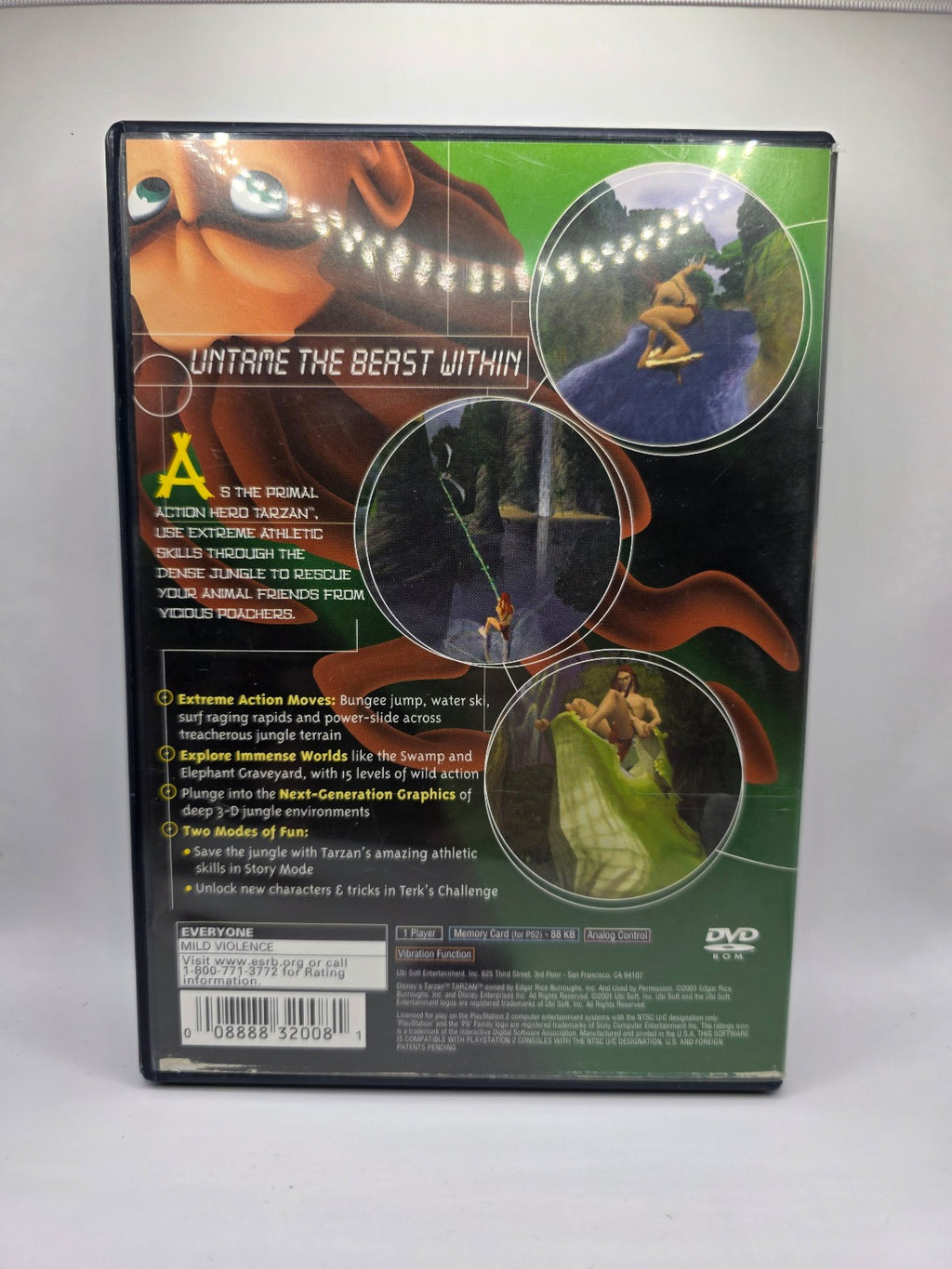 Disney's Tarzan: Untamed — Complete in Box (PlayStation 2)
