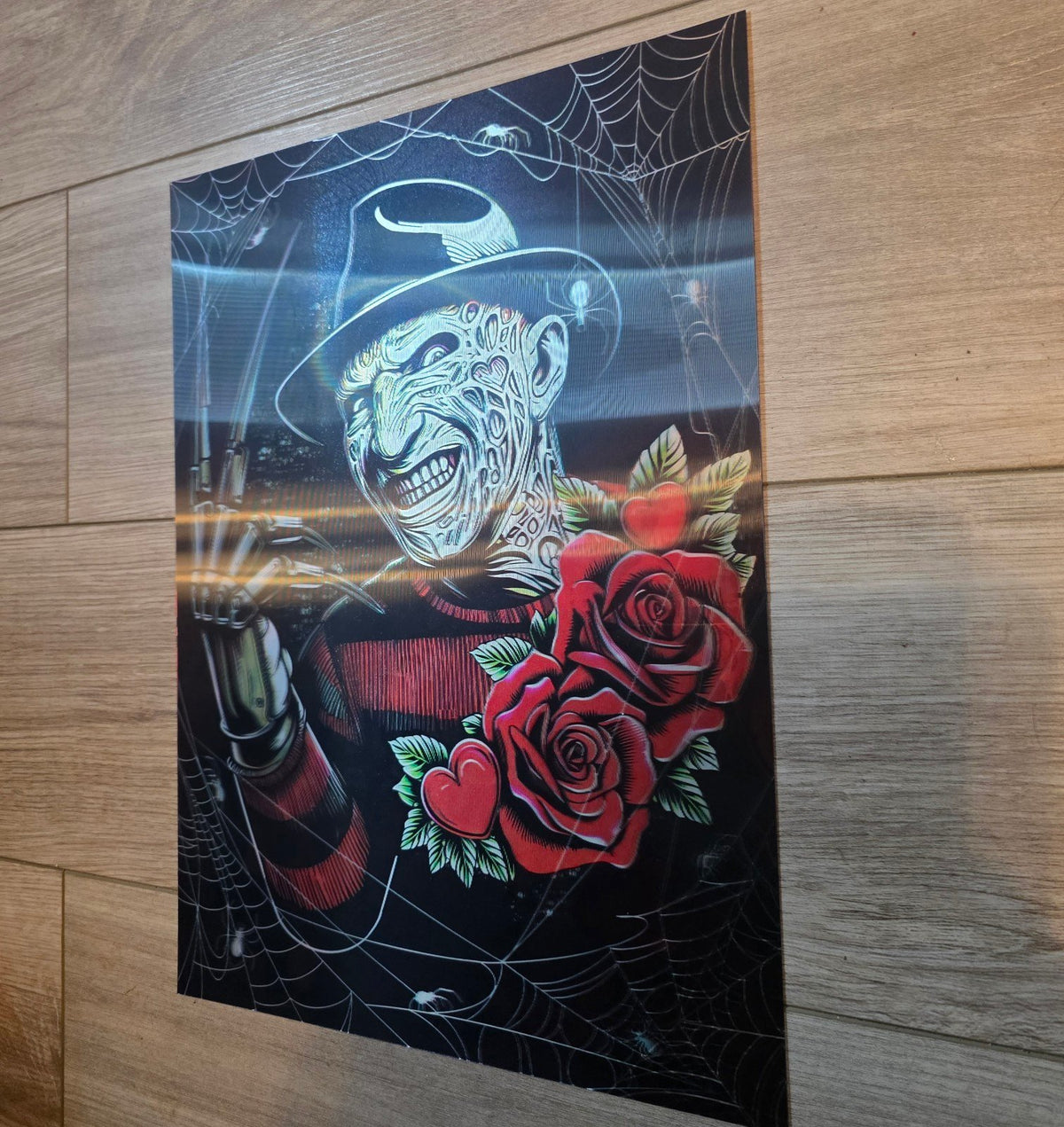 Nightmare on Elm Street Freddy 3D Holographic Lenticular Poster 12×16 — New