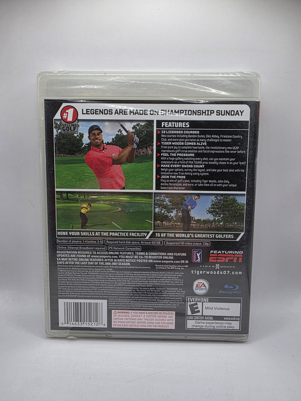 Tiger Woods PGA Tour 07 for PlayStation 3