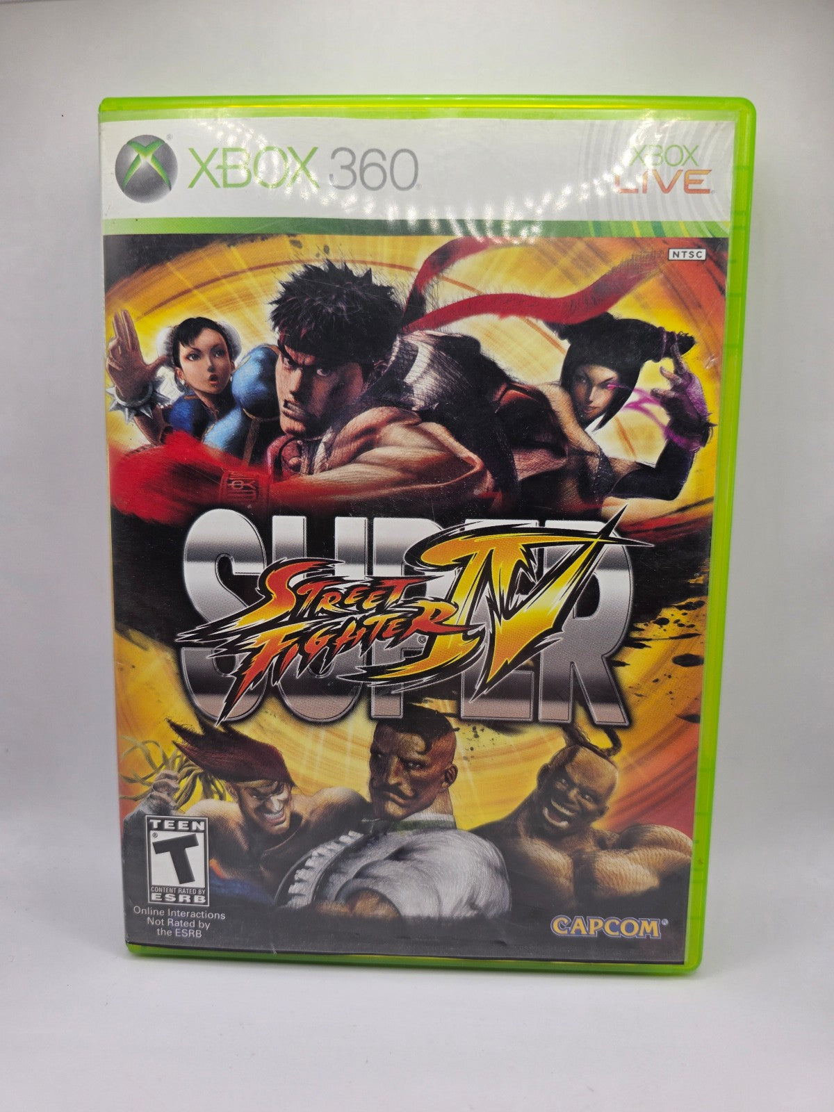 Super Street Fighter IV — Complete in Box (Xbox 360)