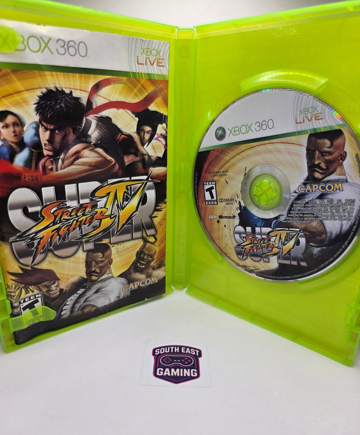 Super Street Fighter IV — Complete in Box (Xbox 360)