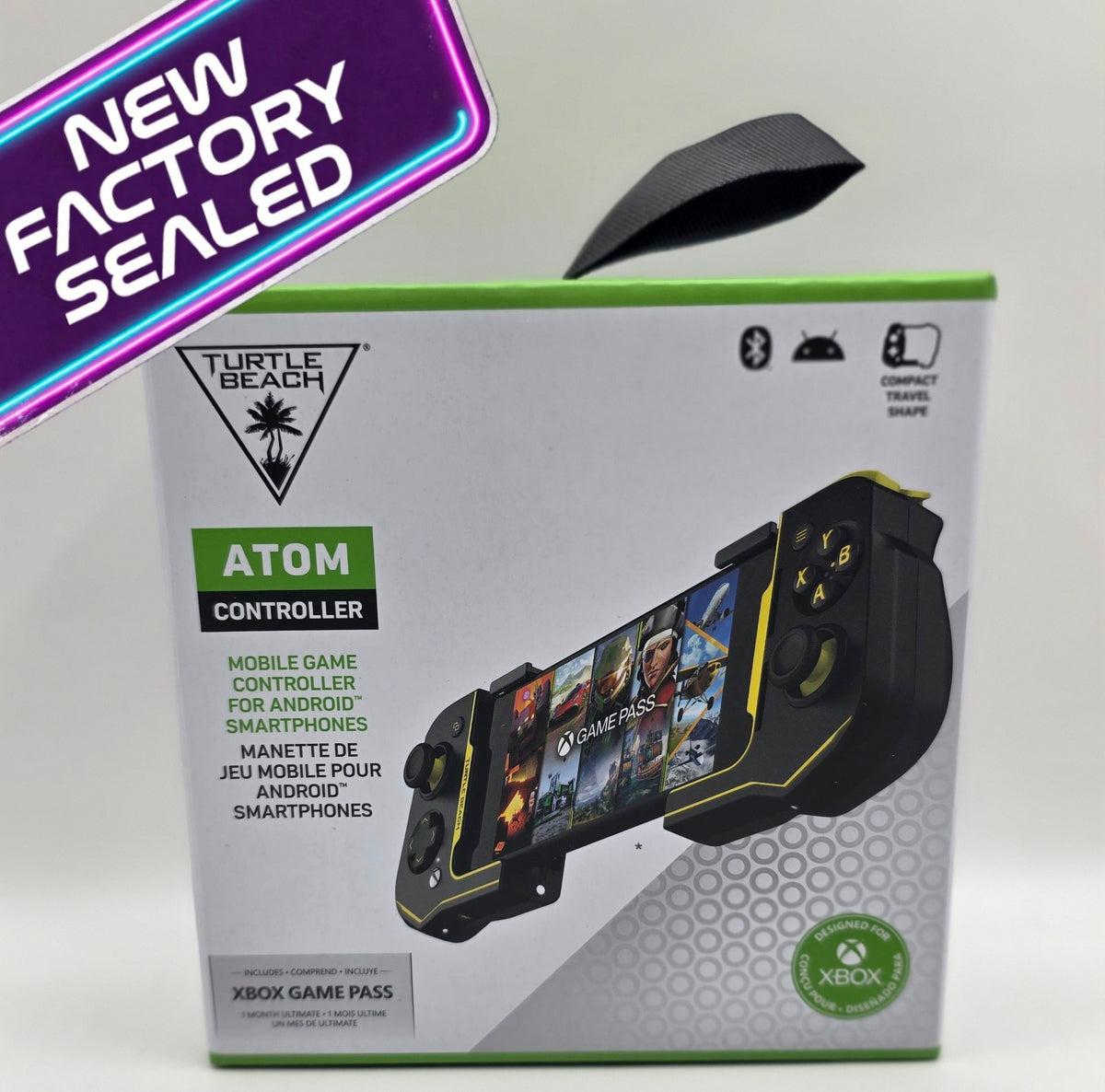 Turtle Beach Atom Xbox Edition Bluetooth Controller for Android — Sealed