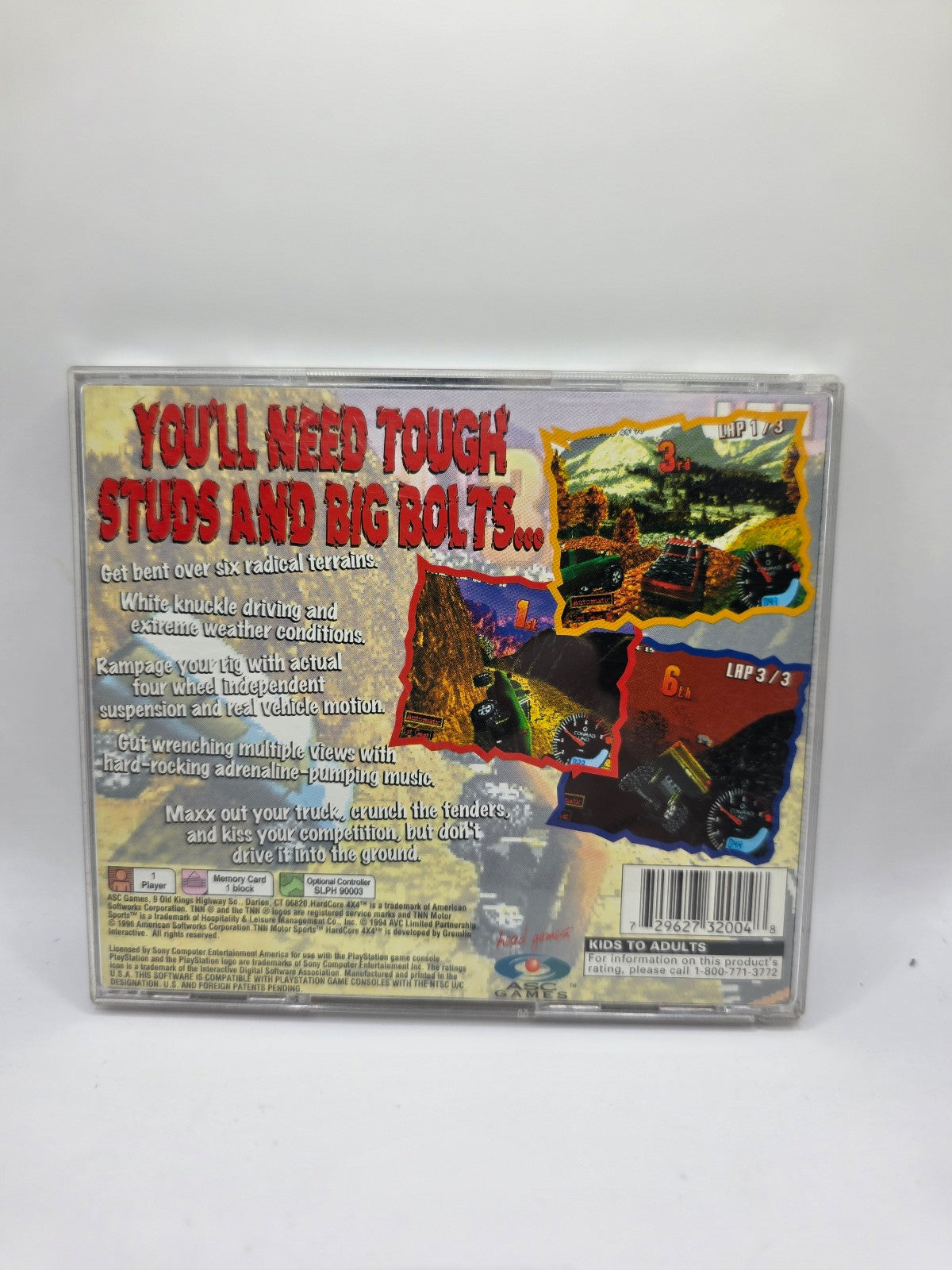 Hardcore 4×4 — Complete in Box (PlayStation)