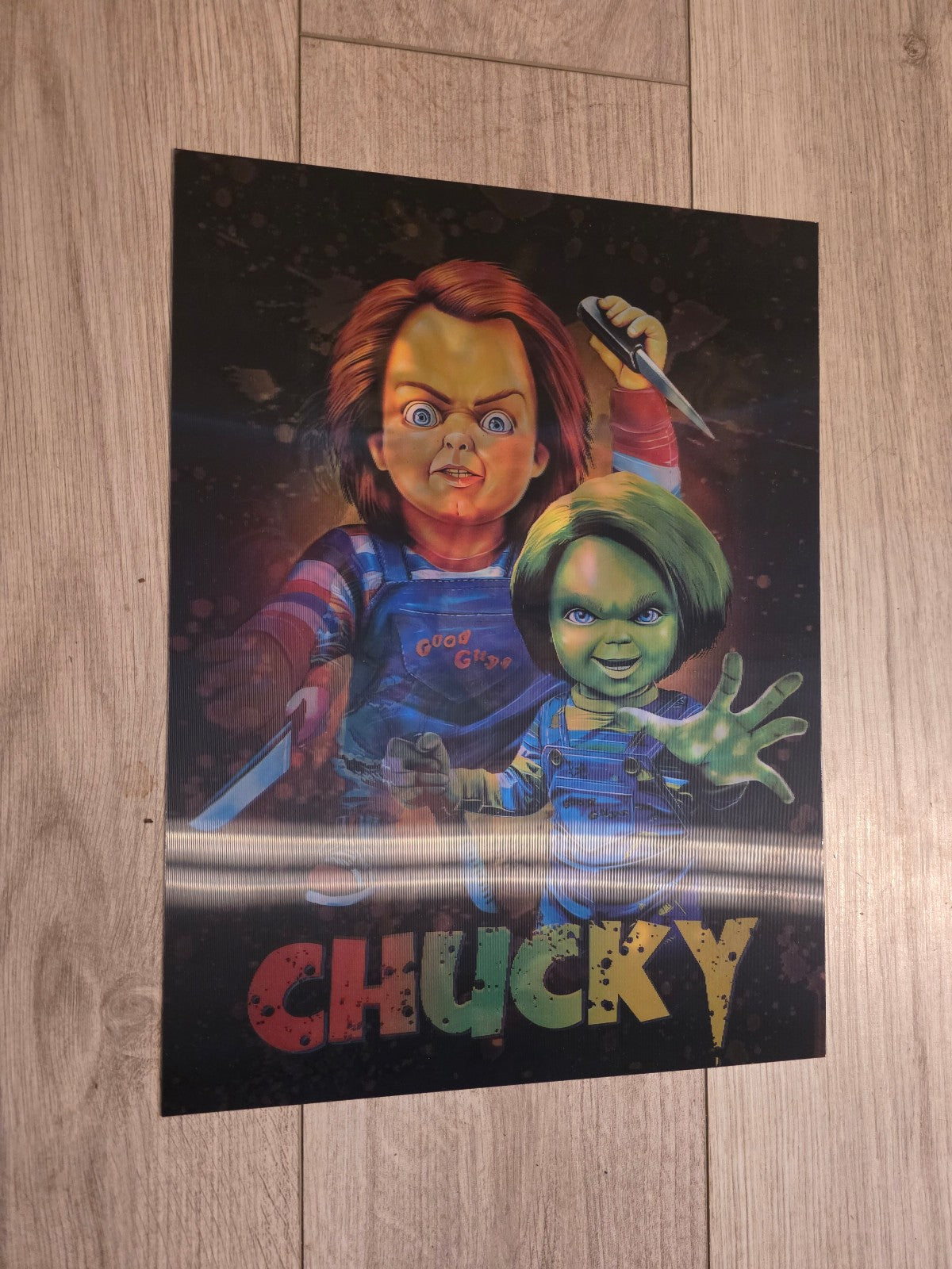 Chucky 3D Holographic Lenticular Poster 12×16 — New