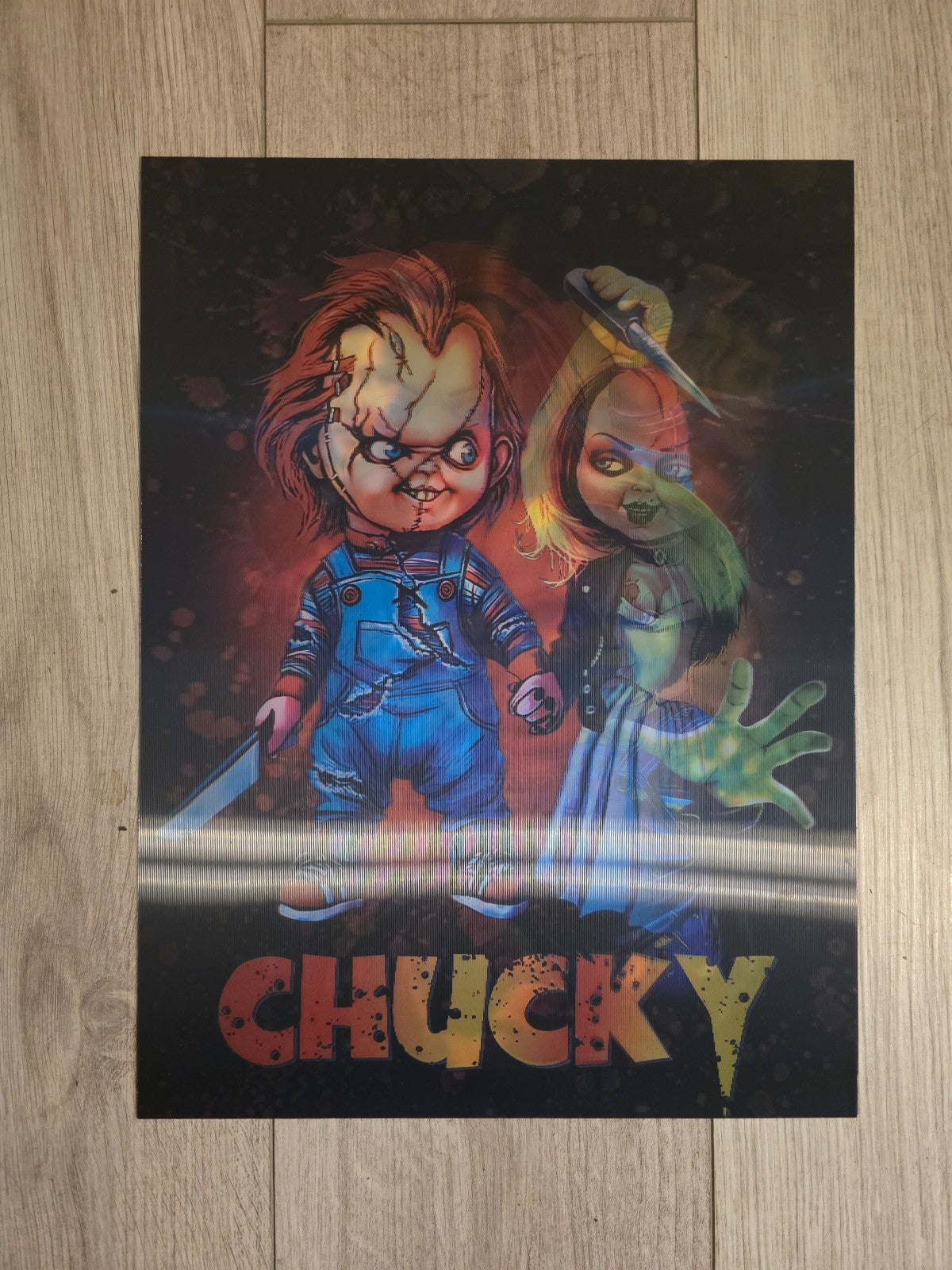 Chucky 3D Holographic Lenticular Poster 12×16 — New