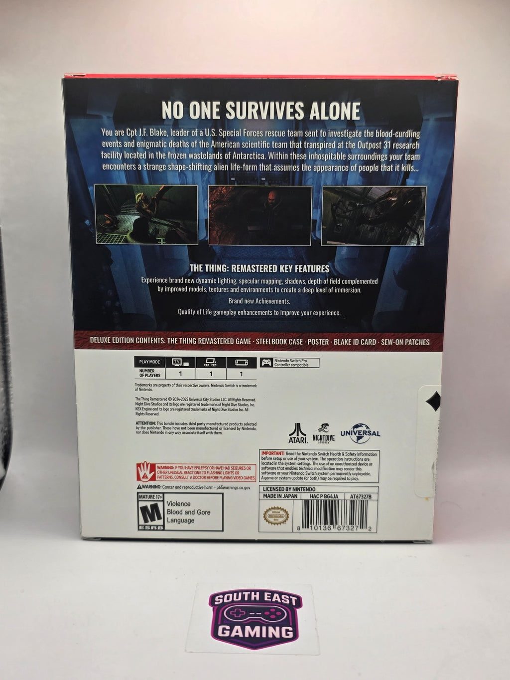 The Thing: Remastered Deluxe Big Box Edition for Nintendo Switch
