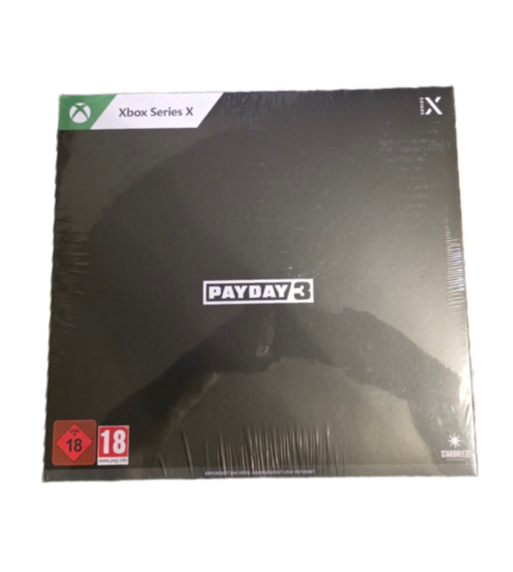 Payday 3 Collector’s Edition for Xbox Series X — Sealed Big Box with Mask