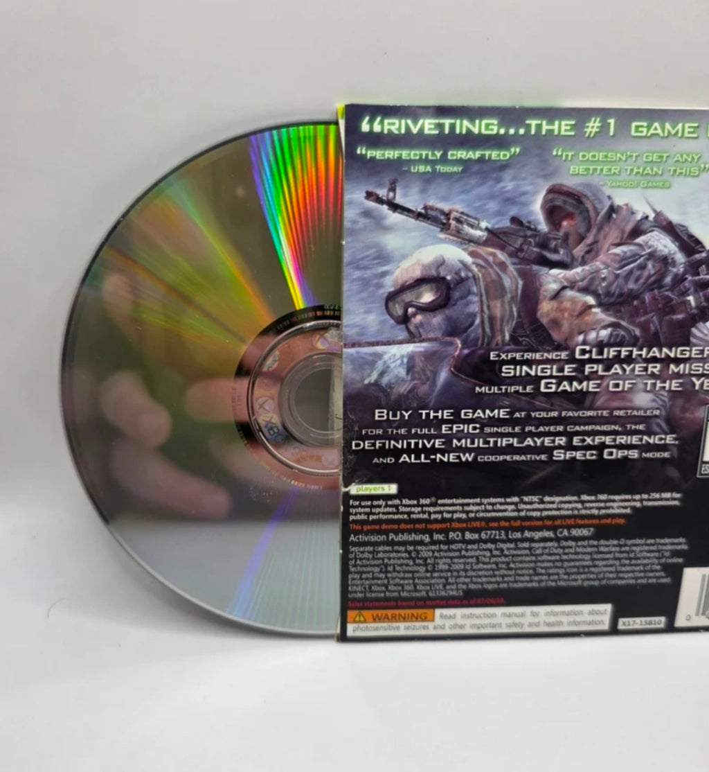 Call of Duty: Modern Warfare 2 Cliffhanger Demo — Xbox 360 CIB