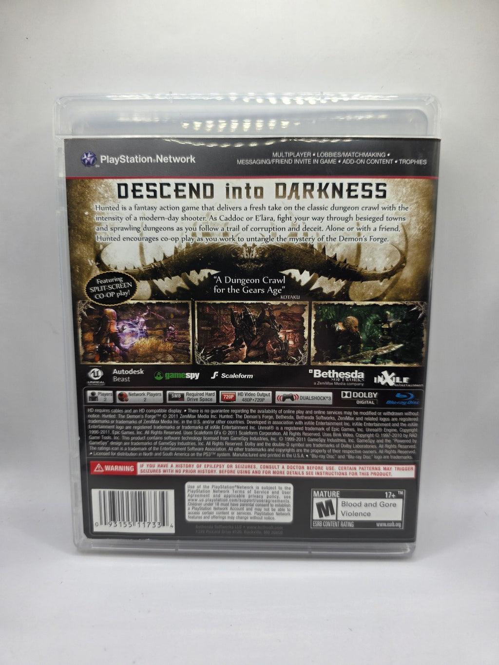 Hunted: The Demon's Forge for PlayStation 3 — Like New